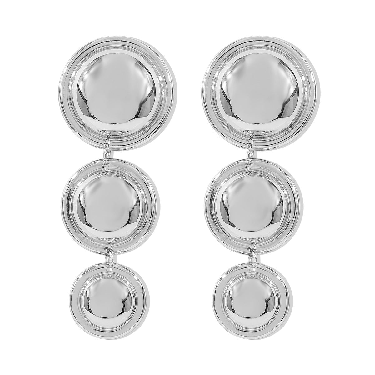 Wholesale Round Long Alloy Earrings